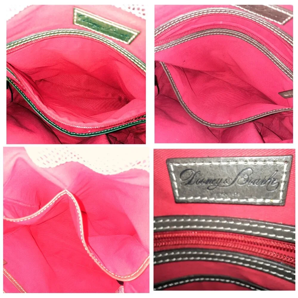 Dooney & Bourke Leather Python Print Hobo